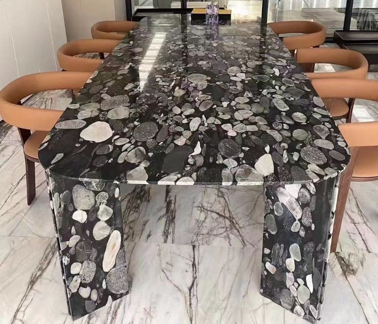 Nero Mosaic Black Marinace Granite Dining Table