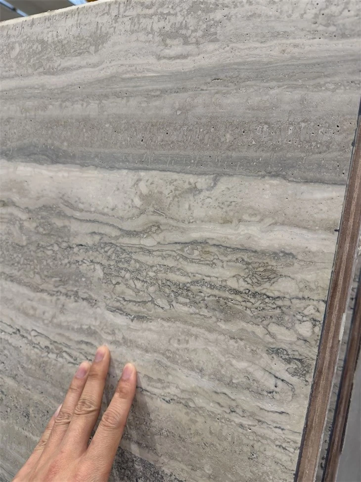 Italy Ocean Blue Travertine Vein Cut Slabs best