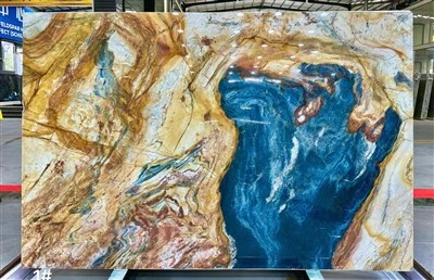 Losa de cuarcita Louise azul brasileña